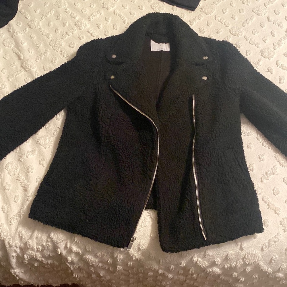 Old navy Sherpa bomber jacket size extra small